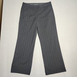 Unlisted Kenneth Cole trousers women's sz 12 black colour with stripes wild leg